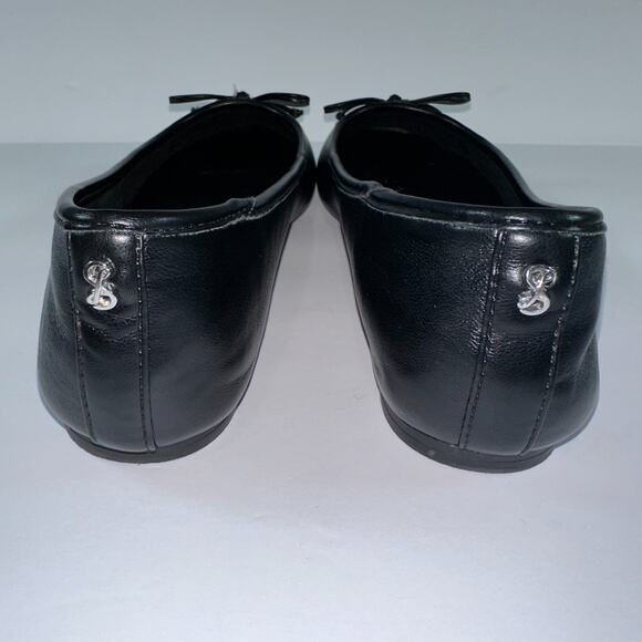 Sam & Libby Shoes Women's 7.5 Black Callan Ballet Flat Shoes Preppy - Picture 5 of 12